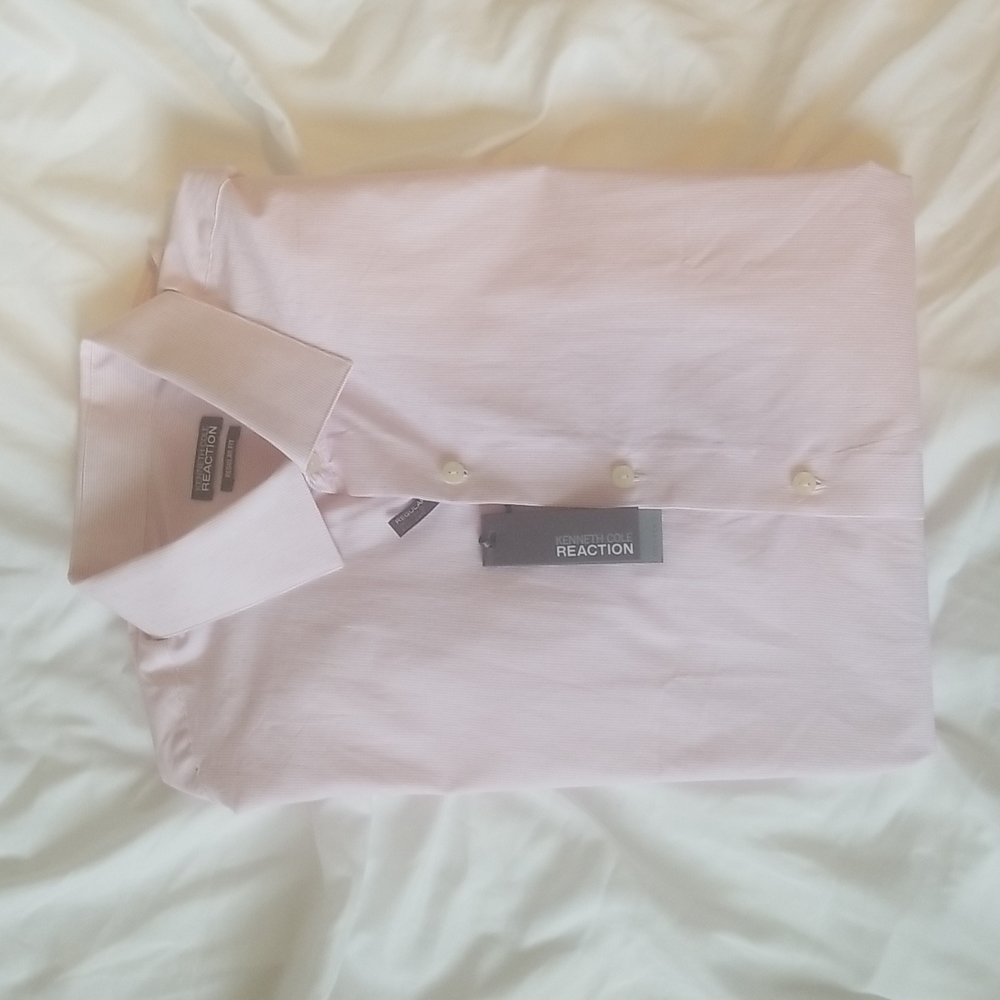 Men's Kenneth Cole Reaction Long-Sleeved Button Down Dress/Casual Shirt